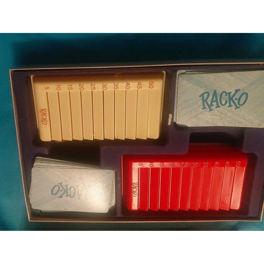 Vintage 1961 RACKO Game Milton Bradley 4765 100% Complete Ages 10 to Adult